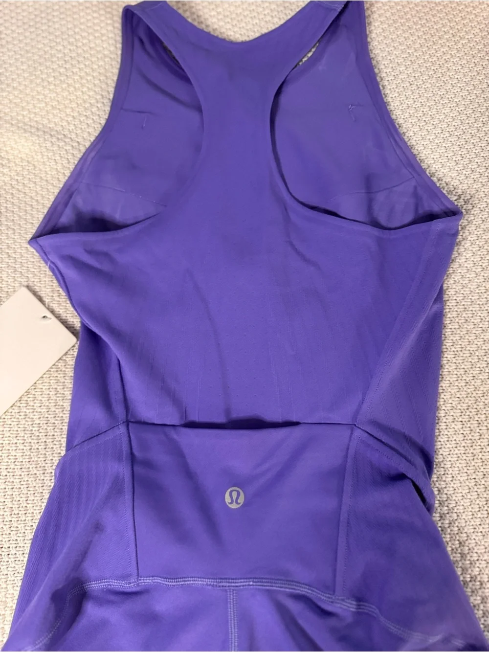 lululemon athletica Purple Front-Zip Athletic Romper